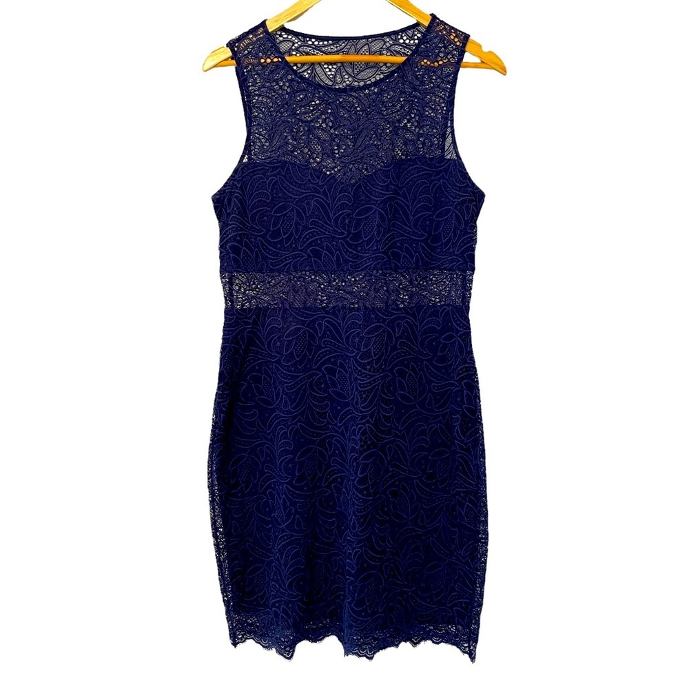 Express Dress with Lace Overlay